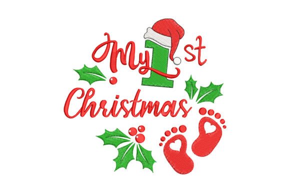 A Designer's Review: My 1st Christmas Embroidery for Boutique Sweatshirts