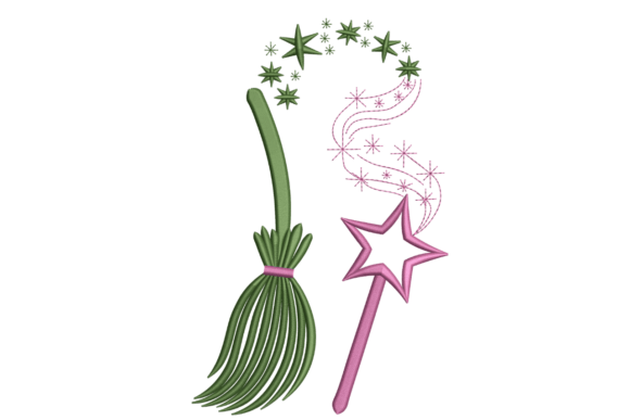 A Designer's Review of the Enchanted Broom and Star Wand Embroidery Design