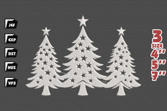 A Minimalist Holiday Classic: White Christmas Tree Trio