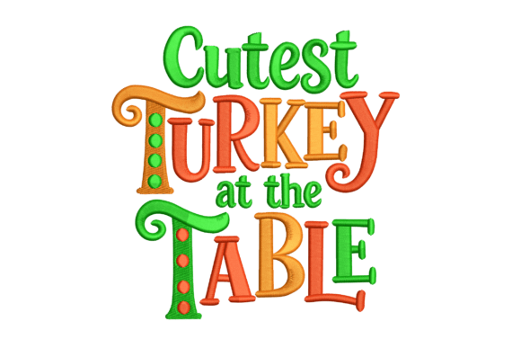 A Modern Thanksgiving Turkey Design for Personalized Gifts