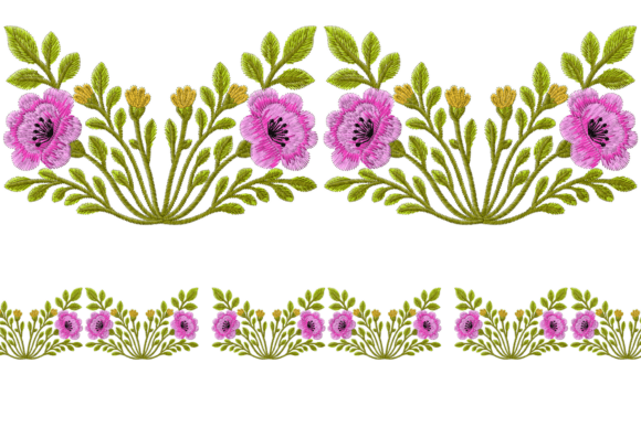 A Professional Review of Floral Embroidery Borders Motifs