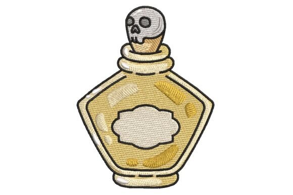 A Spooky Skull Potion Bottle for Boutique Apparel