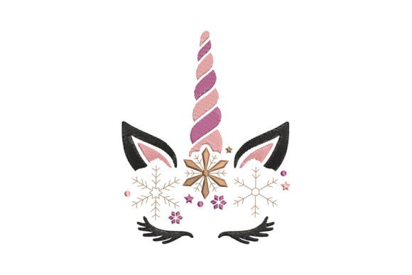 An Embroidery Designer's Review of Snow Unicorn Face