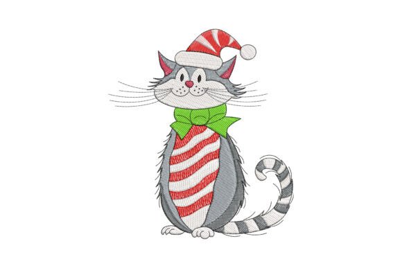 Funny Cat Christmas Embroidery Design Review for Sellers
