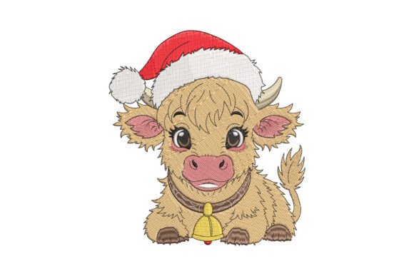 Highland Cow Christmas: A Cozy Holiday Embroidery Review