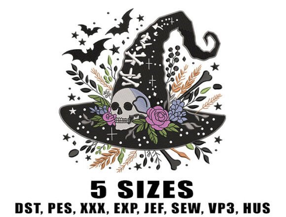 Reviewing the Flower Witch Hat Embroidery Design