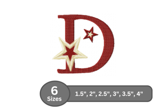Star Pop Alphabet - D: A Boutique Sweatshirt Embroidery Review