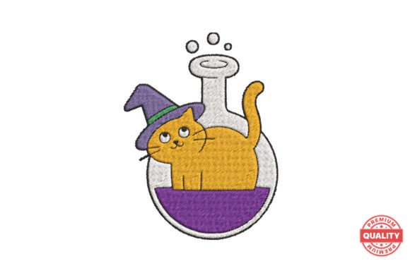 Witch Cat in Potion Bottle: A Designer's Review for Gift Crafters